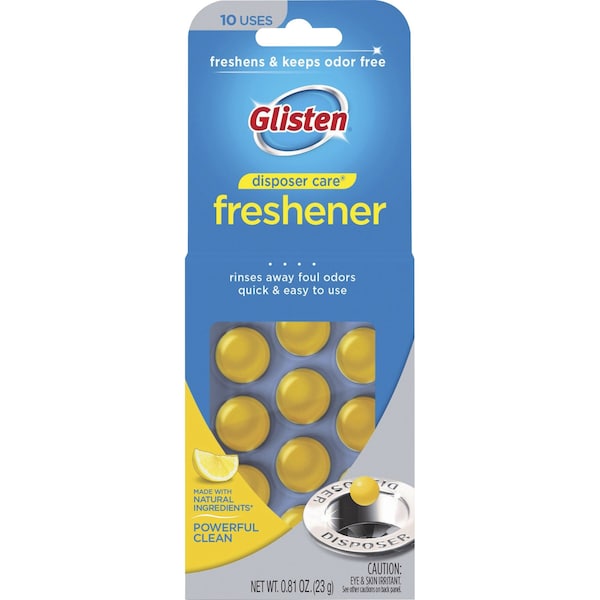 Lemon Disposer Care Freshener And Cleaner, 0.81 Oz Tablet